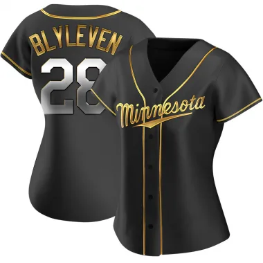 Black Golden Replica Bert Blyleven Women's Minnesota Alternate Jersey