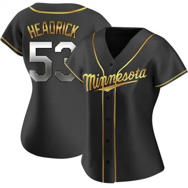 Black Golden Replica Brent Headrick Women's Minnesota Alternate Jersey