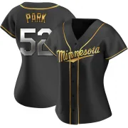 Black Golden Replica Byung-Ho Park Women's Minnesota Alternate Jersey