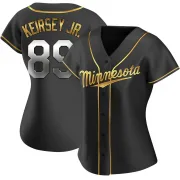 Black Golden Replica DaShawn Keirsey Jr. Women's Minnesota Alternate Jersey