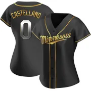 Black Golden Replica Eiberson Castellano Women's Minnesota Alternate Jersey