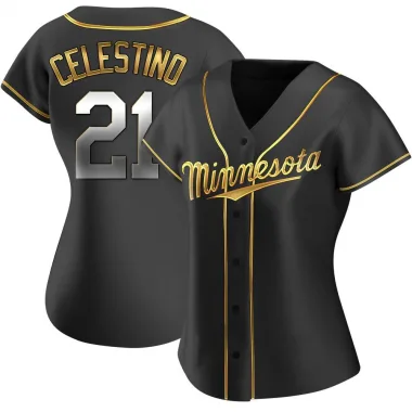 Black Golden Replica Gilberto Celestino Women's Minnesota Alternate Jersey