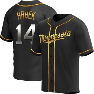 Black Golden Replica Kent Hrbek Youth Minnesota Alternate Jersey