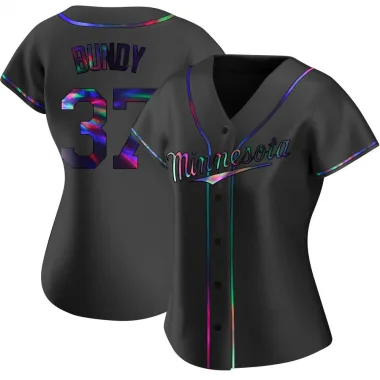 Black Holographic Replica Dylan Bundy Women's Minnesota Alternate Jersey