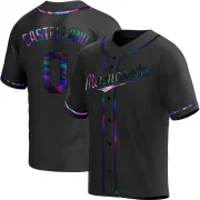 Black Holographic Replica Eiberson Castellano Men's Minnesota Alternate Jersey