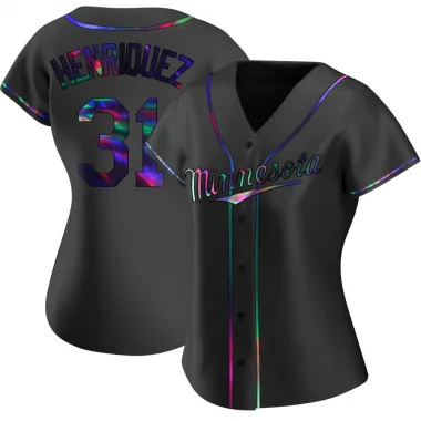 Black Holographic Replica Ronny Henriquez Women's Minnesota Alternate Jersey