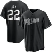 Black/White Replica Griffin Jax Men's Minnesota Jersey