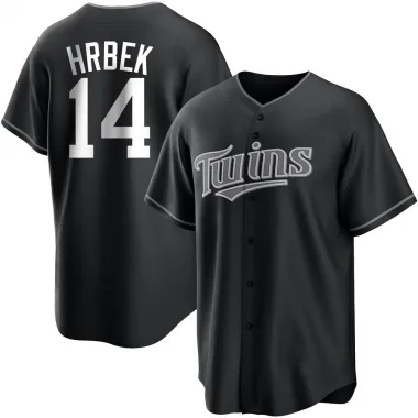 Black/White Replica Kent Hrbek Youth Minnesota Jersey