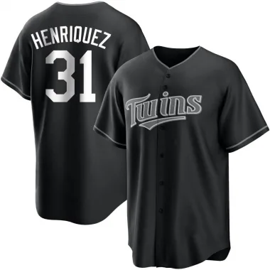 Black/White Replica Ronny Henriquez Youth Minnesota Jersey