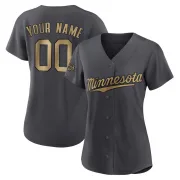 Charcoal Game Custom Women's Minnesota Authentic 2022 All-Star Jersey