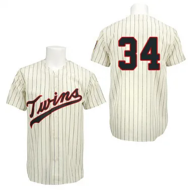 Cream Authentic Kirby Puckett Men's Minnesota 1969 Throwback Jersey