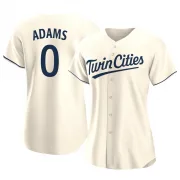 Cream Authentic Travis Adams Women's Minnesota Alternate Jersey