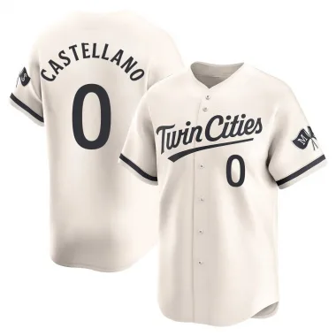 Cream Limited Eiberson Castellano Men's Minnesota Alternate Jersey