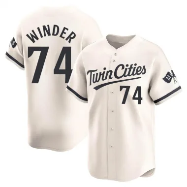 Cream Limited Josh Winder Men's Minnesota Alternate Jersey