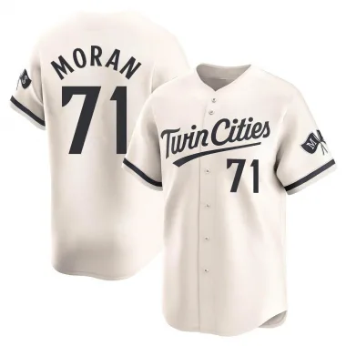 Cream Limited Jovani Moran Men's Minnesota Alternate Jersey