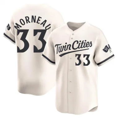 Cream Limited Justin Morneau Youth Minnesota Alternate Jersey