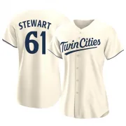 Cream Replica Brock Stewart Women's Minnesota Alternate Jersey