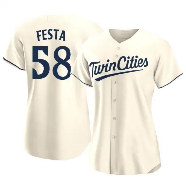 Cream Replica David Festa Women's Minnesota Alternate Jersey