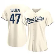 Cream Replica Edouard Julien Women's Minnesota Alternate Jersey