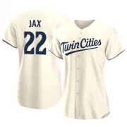 Cream Replica Griffin Jax Women's Minnesota Alternate Jersey