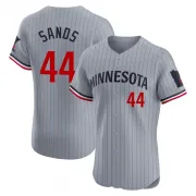 Gray Elite Cole Sands Men's Minnesota Road Jersey