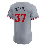 Gray Elite Dylan Bundy Men's Minnesota Road Jersey