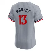 Gray Elite Manuel Margot Men's Minnesota Road Jersey