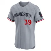 Gray Elite Michael Tonkin Men's Minnesota Road Jersey