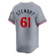 Gray Limited Brock Stewart Men's Minnesota Road Jersey