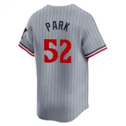 Gray Limited Byung-Ho Park Men's Minnesota Road Jersey