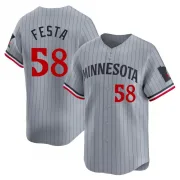 Gray Limited David Festa Men's Minnesota Road Jersey