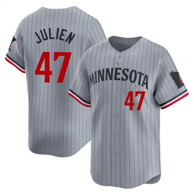 Gray Limited Edouard Julien Youth Minnesota Road Jersey