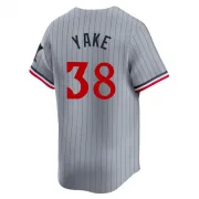 Gray Limited Ernie Yake Men's Minnesota Road Jersey