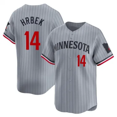 Gray Limited Kent Hrbek Men's Minnesota Road Jersey