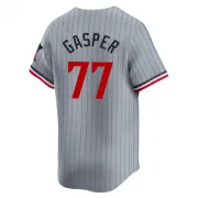 Gray Limited Mickey Gasper Youth Minnesota Road Jersey