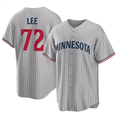 Gray Replica Brooks Lee Men's Minnesota Road Jersey