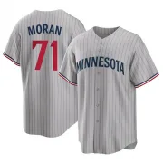 Gray Replica Jovani Moran Youth Minnesota Road Jersey