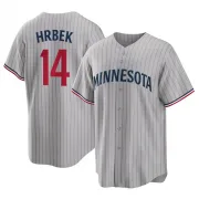 Gray Replica Kent Hrbek Men's Minnesota Road Jersey