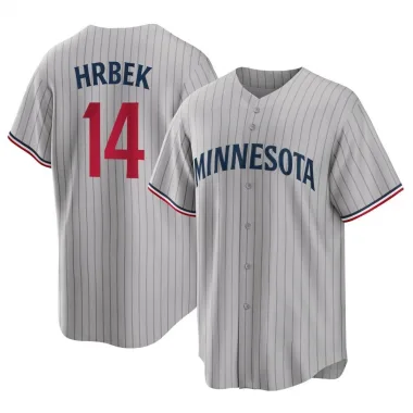 Gray Replica Kent Hrbek Men's Minnesota Road Jersey