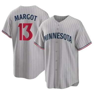 Gray Replica Manuel Margot Men's Minnesota Road Jersey