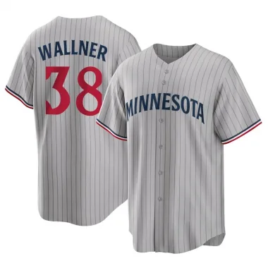 Gray Replica Matt Wallner Youth Minnesota Road Jersey