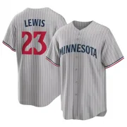 Gray Replica Royce Lewis Youth Minnesota Road Jersey