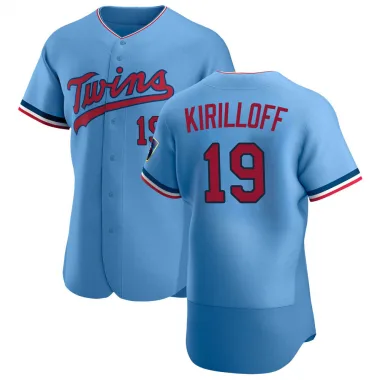 Light Blue Authentic Alex Kirilloff Men's Minnesota Alternate Jersey