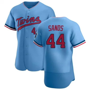 Light Blue Authentic Cole Sands Men's Minnesota Alternate Jersey