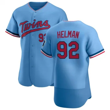 Light Blue Authentic Michael Helman Men's Minnesota Alternate Jersey