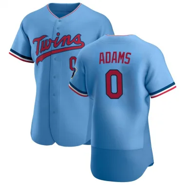 Light Blue Authentic Travis Adams Men's Minnesota Alternate Jersey