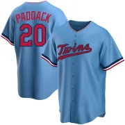 Light Blue Replica Chris Paddack Youth Minnesota Alternate Jersey