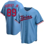 Light Blue Replica DaShawn Keirsey Jr. Men's Minnesota Alternate Jersey