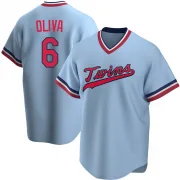 Light Blue Replica Tony Oliva Youth Minnesota Road Cooperstown Collection Jersey