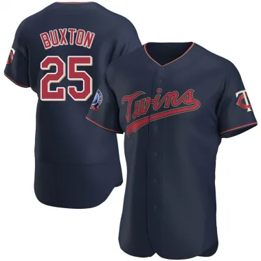 Navy Authentic Byron Buxton Men's Minnesota Alternate 60th Season Team Jersey